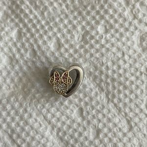 Mickey & Minnie heart pandora charm